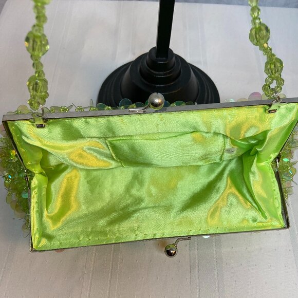 Clutch purse arm purse lot of 3 sequined beaded purses - Picture 5 of 8